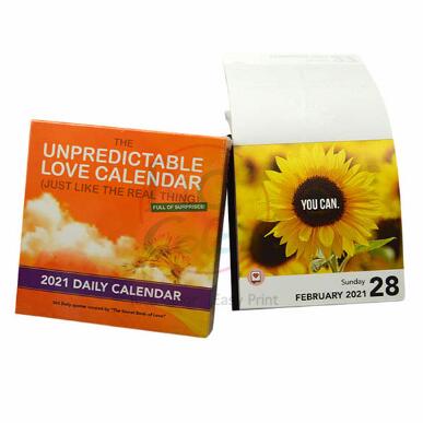 व्यावसायिक मुद्रण तुमचे दैनिक पृष्ठ-एक-दिवस कॅलेंडर का उंचावते